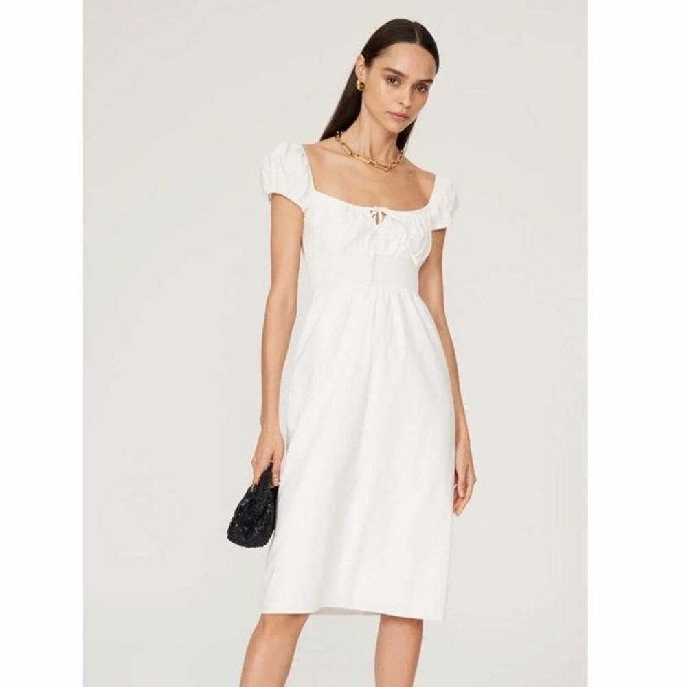 Reformation Women's White Dress